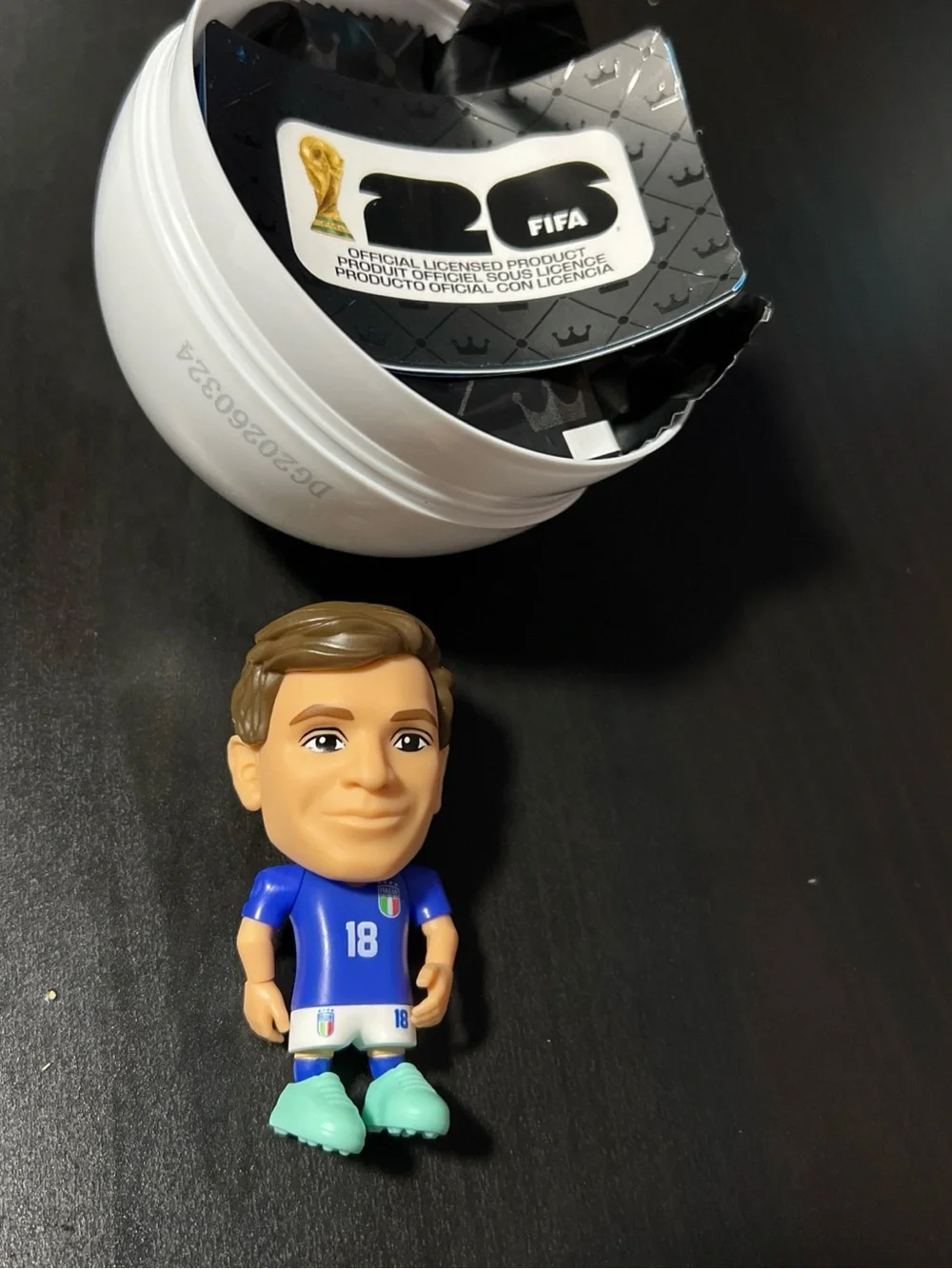 Fifa Ballers Zuru Nicolo Barella Italy Soccer World Cup 2026 New Open/capsule
